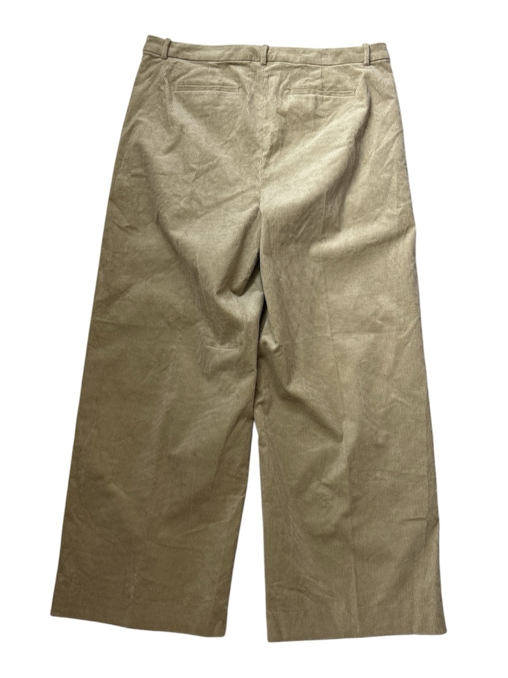 J. Crew NWT Tall Wide-Leg Trouser Stretch Corduroy Beige Buckthorn 16T - Picture 5 of 15